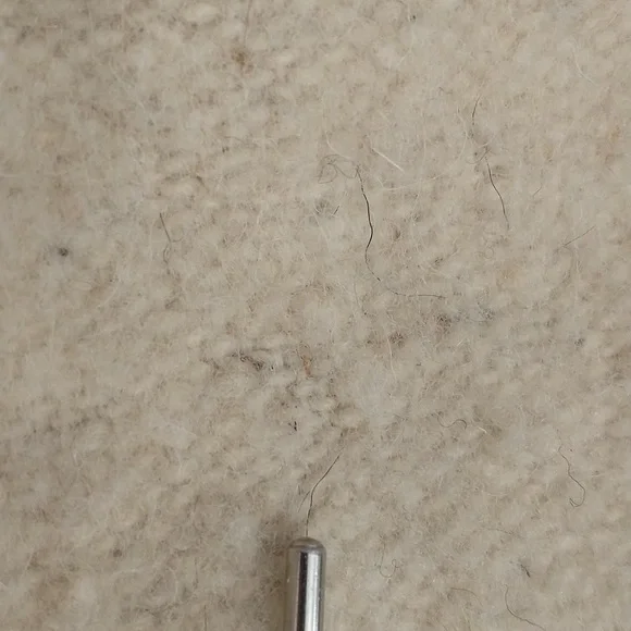 Vintage 70s Wool Jacket Love Birds Hand Crafted South American Woven w Fringe - Picture 11 of 16